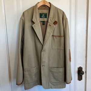 Men's ORVIS Zambezi Safari Jacket VINTAGE Twill Sport Coat Size L